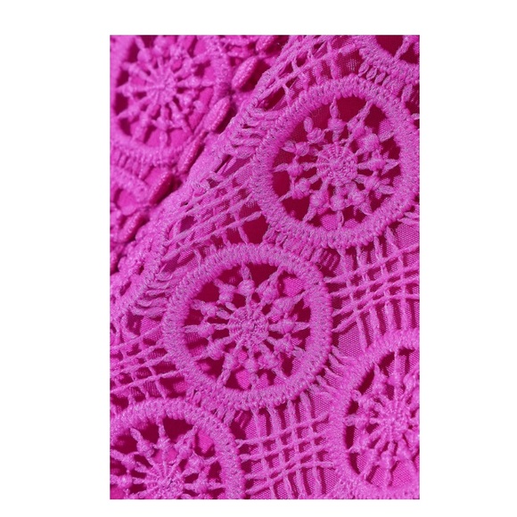 TEMPERLEY LONDON*Guipure Pink Lace Dress*US 2 $795 - Picture 7 of 7